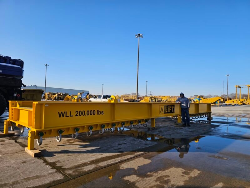 Horizon modular spreader beam in use at US jobsite for heavy lift operation